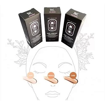 YU.R Крем корректирующий для лица, средний / CCC Cream medium 50 мл, фото 4