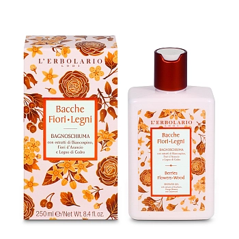 LERBOLARIO Гель для душа освежающий / Berries Flowers Wood Shower Gel 250 мл, фото 2