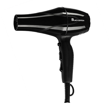 Фен Mark Shmidt Black Edition чёрный, 2 насадки 2400W