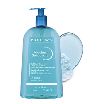 BIODERMA Гель для душа атодерм 1000 мл, фото 2