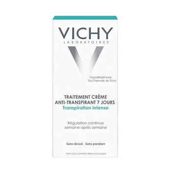 VICHY Дезодорант-крем регулирующий 7 дней / Deodorant 30 мл, фото 2
