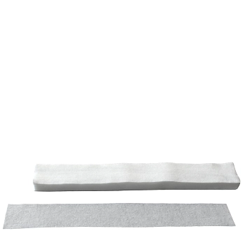 Воротнички 7*40 см спанлейс белый 100 шт