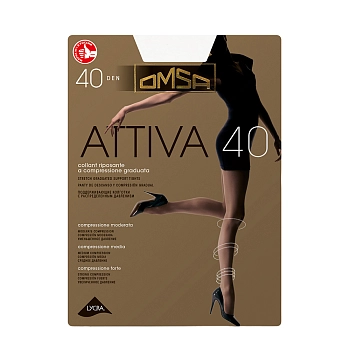 Колготки Bianco 3 / Attiva 40