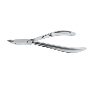 Кусачки для кутикул матовая сталь 12 см / 5 мм