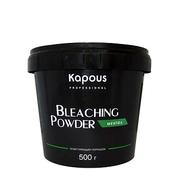 KAPOUS Порошок обесцвечивающий для волос / Menthol Green 500 г, фото 2