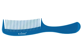 KAIZER Гребень пластиковый с ручкой, цвет лазурный, фото 2