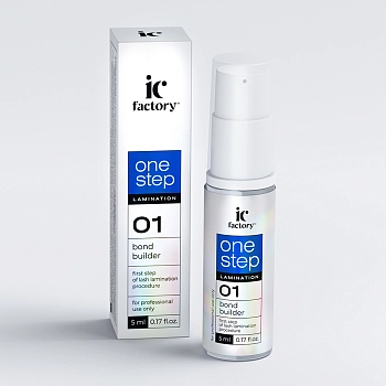 INNOVATOR COSMETICS Состав для ламинирования ресниц / ONE STEP BOND BUILDER IC FACTORY 5 мл, фото 3