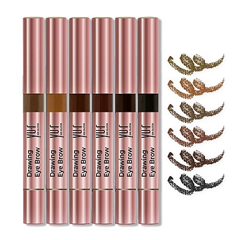 YU.R Карандаш для бровей, темно-серый блондин / Drawing Eye Brow Blond taupe 2,5 мл, фото 2