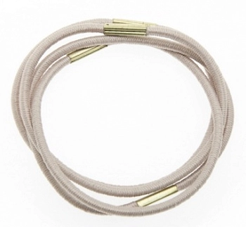 Резинки для волос midi бежевые 8 шт