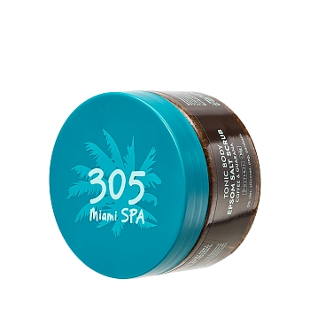 305 Miami SPA Скраб солевой для тела / TONIC BODY EPSOM SALT SCRUB COFFEE & GUARANA 350 мл, фото 2