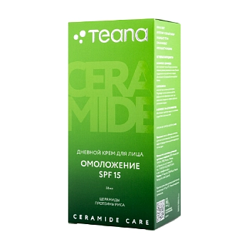 TEANA Крем дневной для лица Омоложение SPF 15 / CERAMIDE CARE 50 мл, фото 2