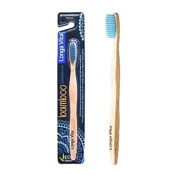 LONGA VITA Щетка зубная бамбуковая для взрослых / Longa Vita, фото 4