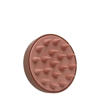 Массажер для головы и мытья волос пыльная роза