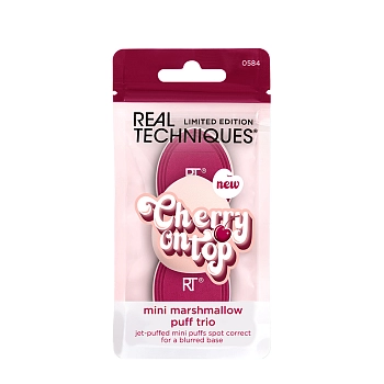 Набор мини-пуховок для макияжа / Real Techniques Cherry On Top Mini Marshmallow Puff Trio