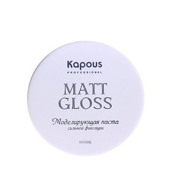 KAPOUS Паста моделирующая сильной фиксации для волос / Matte gloss 100 мл, фото 2
