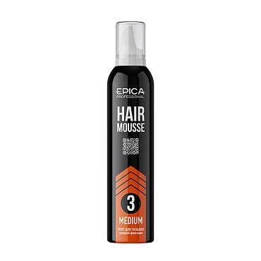EPICA PROFESSIONAL Мусс для укладки волос средней фиксации / Medium 250 мл, фото 1