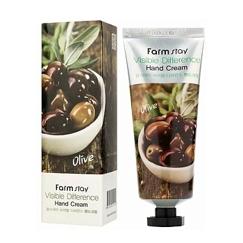 FARMSTAY Крем с экстрактом оливы для рук / Visible Difference Hand Cream (AD) 100 гр, фото 2