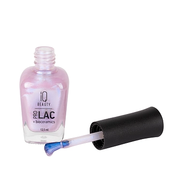 IQ BEAUTY 085 лак профессиональный укрепляющий для ногтей с биокерамикой / Nail polish PROLAC+bioceramics 12,5 мл, фото 4