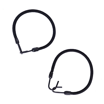 Резинки ES на крючке черные  00858 12шт.