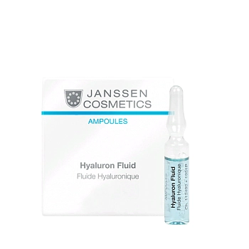 JANSSEN COSMETICS Сыворотка ультраувлажняющая с гиалуроновой кислотой / Hyaluron Fluid AMPOULES 1*2 мл, фото 2