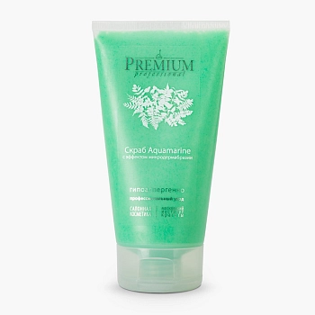 PREMIUM Скраб с эффектом микродермабразии / Aquamarine Professional 150 мл, фото 2