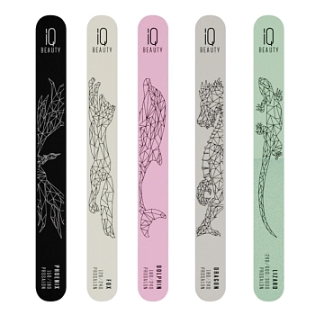 IQ BEAUTY Пилка-полировщик для безупречного блеска и ухоженных ногтей Lizard 280.600/3000 Prosalon Сияющая Ящерица, фото 3