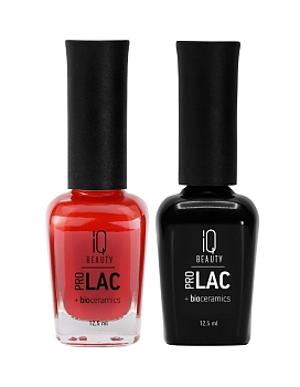 IQ BEAUTY 021 лак для ногтей укрепляющий с биокерамикой / Nail polish PROLAC + bioceramics 12.5 мл, фото 4