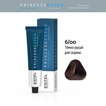 ESTEL PROFESSIONAL 6/00 краска для волос, темно-русый (для седины) / ESSEX Princess 60 мл, фото 2