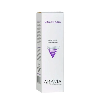 ARAVIA Professional Крем-пенка очищающая / Vita-C Foaming 160 мл, фото 5