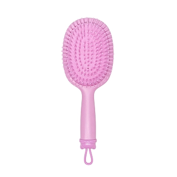 Расческа массажная для волос милый мишка, розовая / Cute Bear Massage Hair Brush Pink