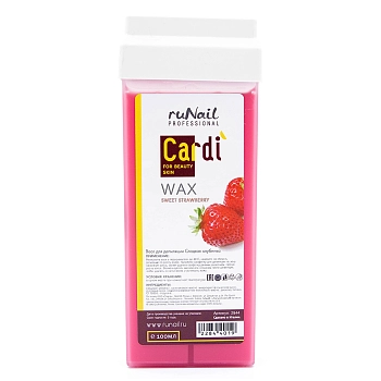 RUNAIL Воск для депиляции, сладкая клубника / Cardi 100 мл, фото 2