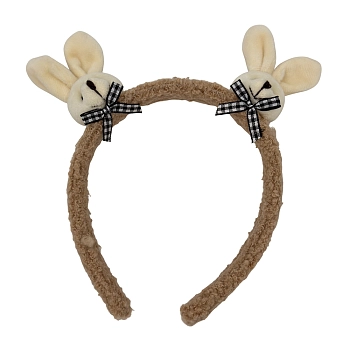 Ободок для волос Зайки бежевый 1 шт