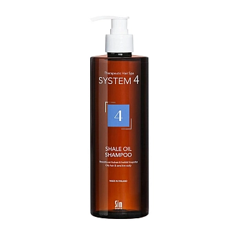 Шампунь терапевтический №4 для очень жирной и чувствительной кожи головы / System 4 500 мл