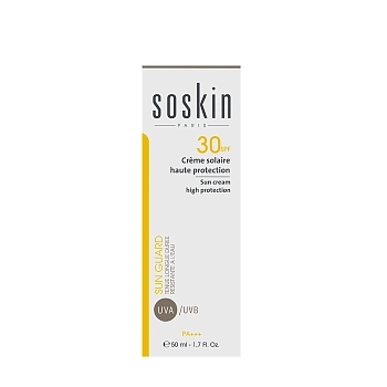 SOSKIN Крем солнцезащитный SPF 30 / Sun cream high protection 50 мл, фото 3