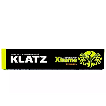 KLATZ Паста зубная для активных людей Женьшень / X-treme Energy drink 75 мл, фото 4