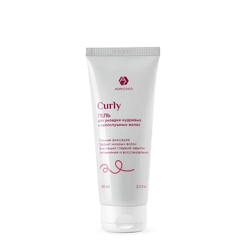 Гель восстанавливающий для укладки с эффектом мокрых волос, сильная фиксация / ADRICOCO CURLY 100 мл