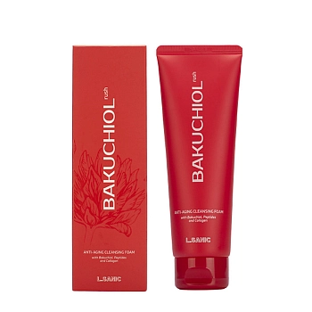 L.SANIC Пенка для умывания очищающая антивозрастная с бакучиолом и витаминами / L.Sanic 120 мл, фото 2