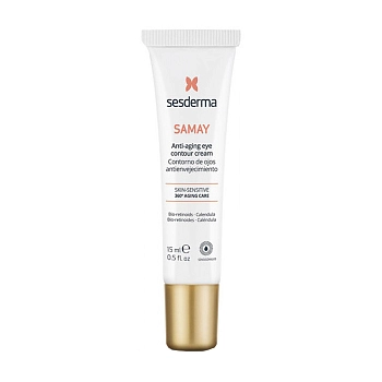 Крем-контур антивозрастной для зоны вокруг глаз / SAMAY Anti-aging eye contour cream 15 мл