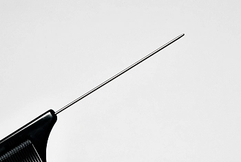 DEWAL PROFESSIONAL Расческа рабочая с металлическим хвостиком Эконом (черная) 20,5 см, фото 4