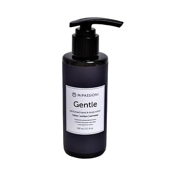 Лосьон парфюмированный для рук и тела, табак, амбра, ветивер / Gentle MiPASSiON 150 мл