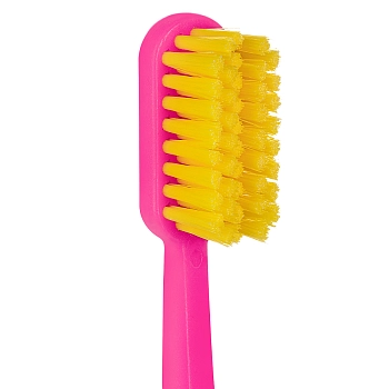 REVYLINE Щётка зубная, розовая с жёлтой щетиной / SM6000 Ortho, фото 4