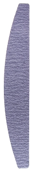 SOLOMEYA Пилка для ногтей 100/180 Арка / Halfmoon zebra file with logo, фото 2