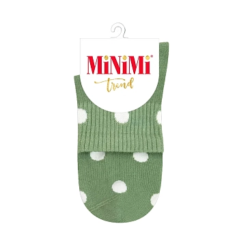 Носки женские с высокой резинкой в горошек Menta 35-38 / MINI TREND 4209