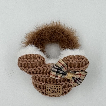 IWOU PROFESSIONAL Резинка для волос Мики коричневый 1шт, фото 2