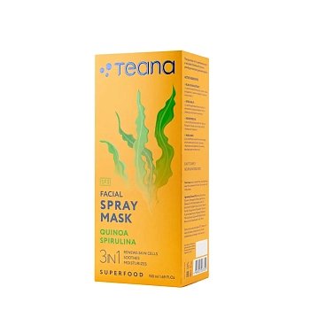 TEANA Маска-спрей для лица, киноа спирулина / Superfood 100 мл, фото 3