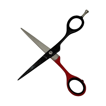 IWOU PROFESSIONAL Ножницы парикмахерские прямые 5,5 красно-черные /The CREATOR enterprises, фото 3