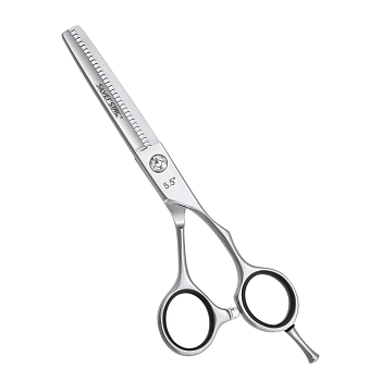 Ножницы премиальные филировочные эргономичные, съемный упор 5,5&quot;