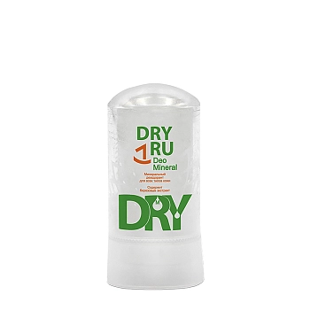 Дезодорант минеральный для всех типов кожи / Dry Ru Deo Mineral 60 гр