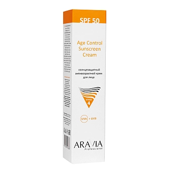 ARAVIA Professional Крем солнцезащитный анти-возрастной для лица SPF 50 / Age Control Sunscreen Cream SPF 50 100 мл, фото 2