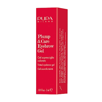 PUPA Гель для бровей, тон 001 светлый / PLUMP & CARE EYEBROW GEL 3 мл, фото 2